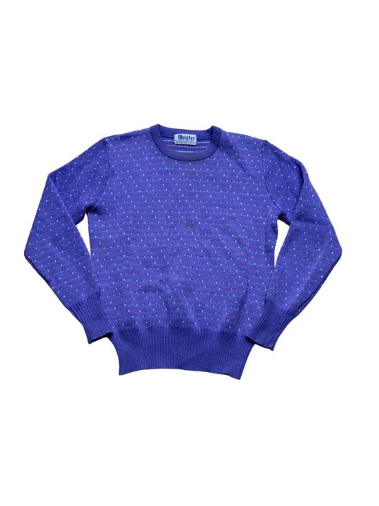 Meister Sweaters - Vintage 80s Meister Purple Long Sleeve Crewneck Sweater Small Stranger Things